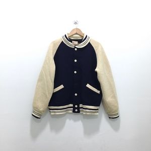 Fundamental 1930s Inspired Rockabilly Wool Stadium Jacket